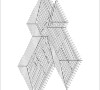 CAD-Zeichnung eines Walmdach mit Balkenlage